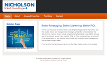 Tablet Screenshot of nicholson-consulting.com